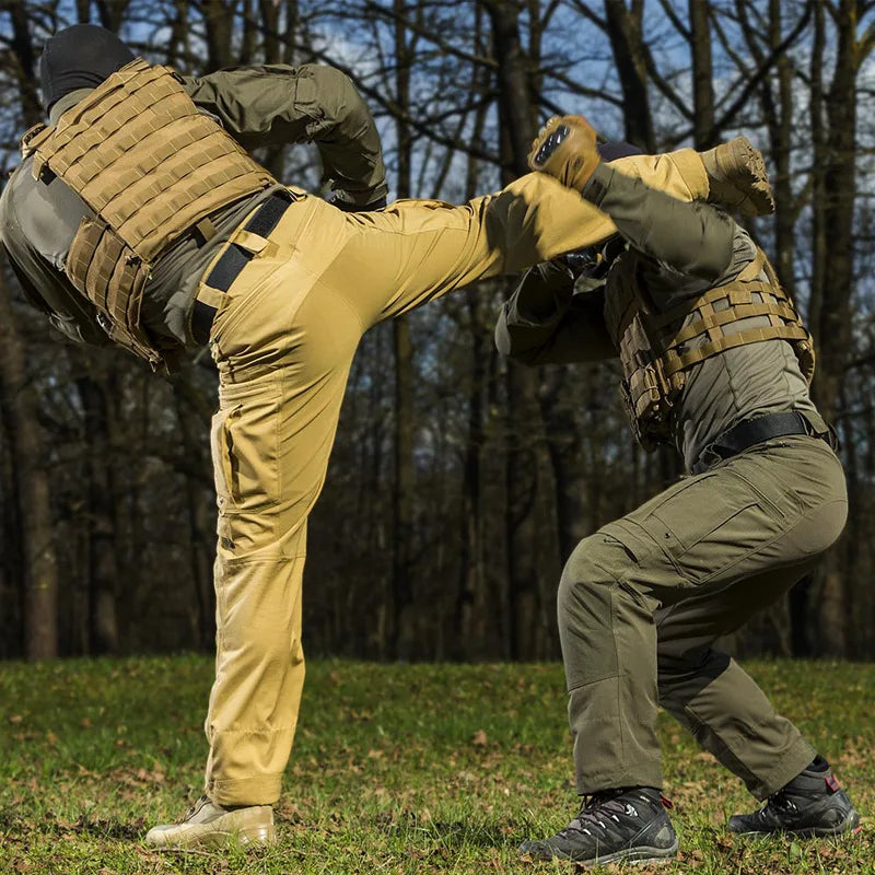 Military Tactical Pants Men's Cargo Trousers Casual Outdoor Waterproof