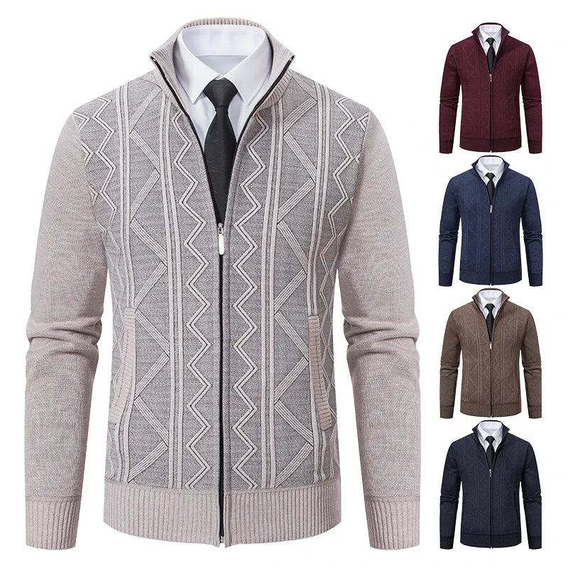 Man Knit Sweater Jacket Fleece Cardigan Amazon Men's Clothes Luxury