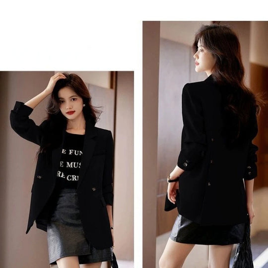 Suit Jackets Women Clothing Blazer Spring Autumn Coat Korean Chic Long