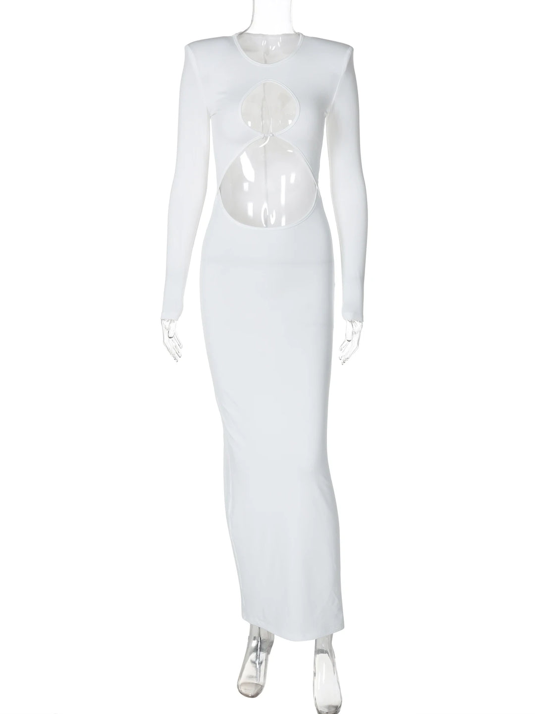 Hawthaw Women Spring Autumn Sexy Long Sleeve Party Club Hollow