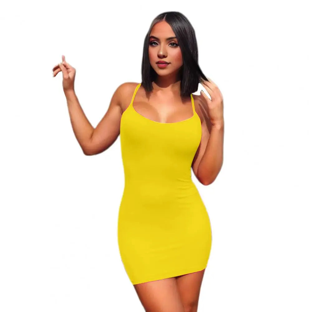 2 Pcs/Set Sexy Hot Girl Dress Panties Solid Color Sheath Skinny