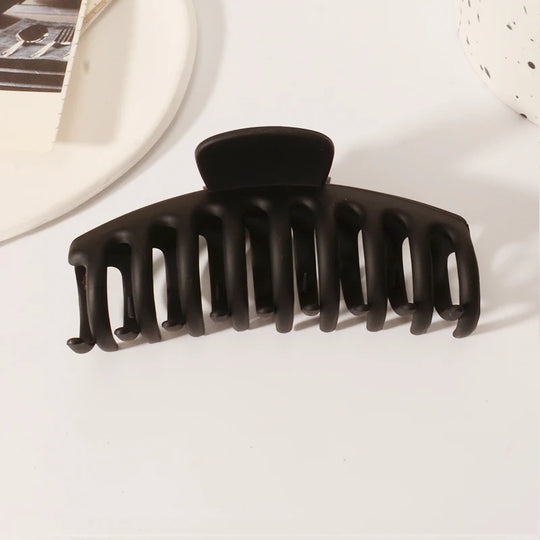 5PCS Frosted Hair Clips Simple Big Hair Claw Clips for Women Girls Thin Thick Curly Hair Jaw Clips Shark Clips Hair Accessories