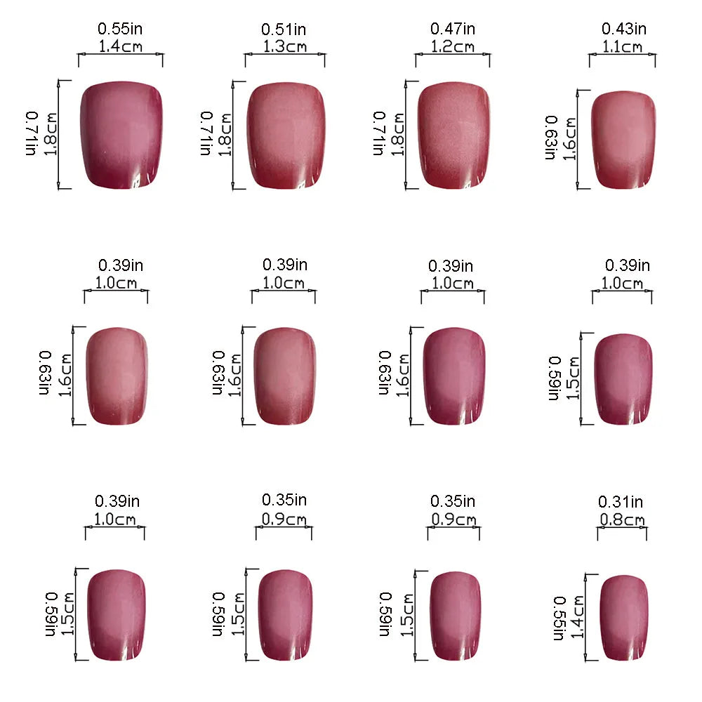 24pcs/set short saure fake nails for Spring summer season french style flowers butterfly design press on false nail art tips