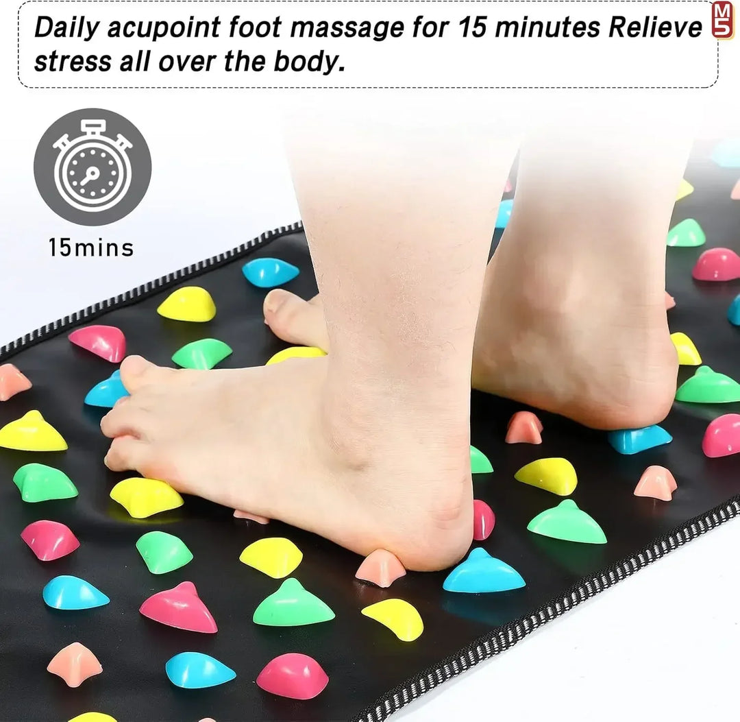 Fingerpressure Board Foot Foot Massage Pad Health Walk Foot Pressure Board Foot Massage Pad Imitation Goose Soft Stone Road