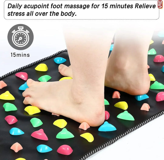 Fingerpressure Board Foot Foot Massage Pad Health Walk Foot Pressure Board Foot Massage Pad Imitation Goose Soft Stone Road