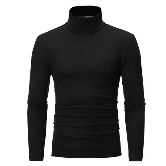 Spring Autumn Thin Men Pullovers Sweaters Turtleneck Knitted Sweater