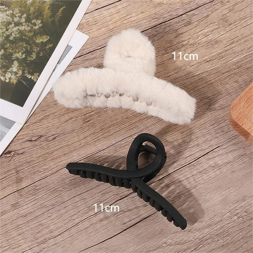 2/3/4Pcs Headwear Set Women Fashion Claw Clip Coffee Black Acrylic