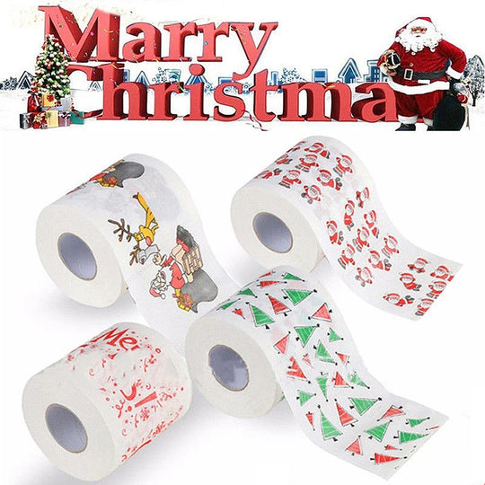 NEW Christmas Pattern Series Roll Paper Christmas Decorations Prints