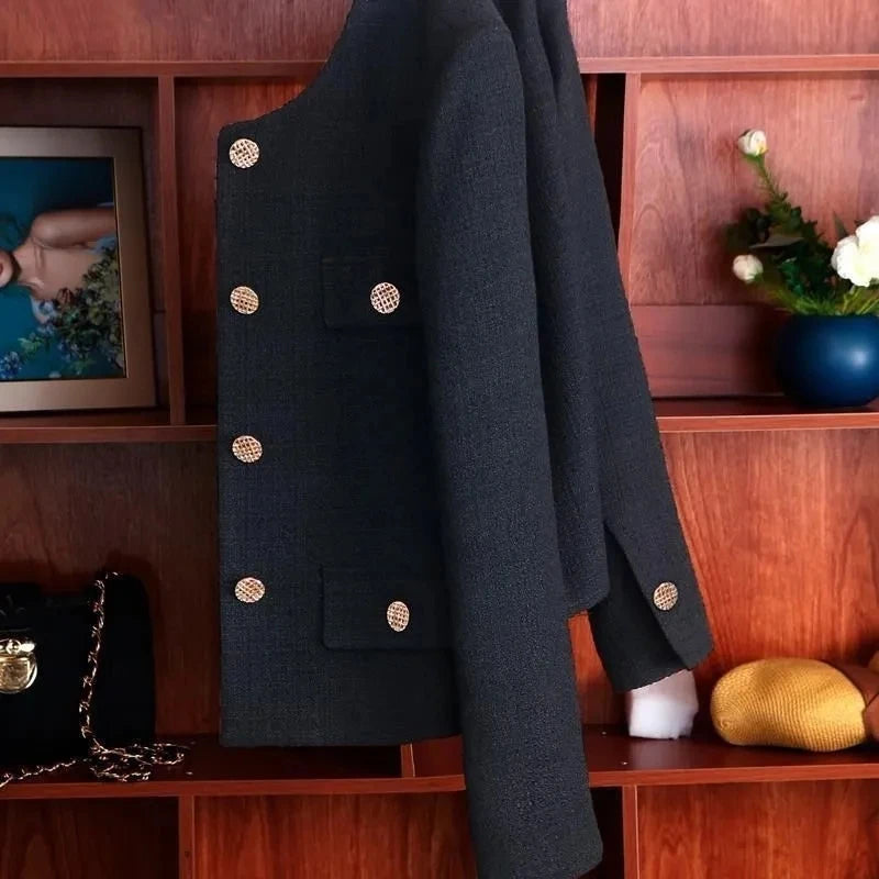 Spring Autumn Women's Blazers 2024New Elegant Slim Cropped Streetwear