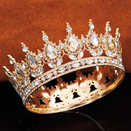 Queen King Tiaras and Crowns for Birthday Party Cake Crown Topper Bridal Wedding Crown Girls Tiara Hair jewelry Accessories