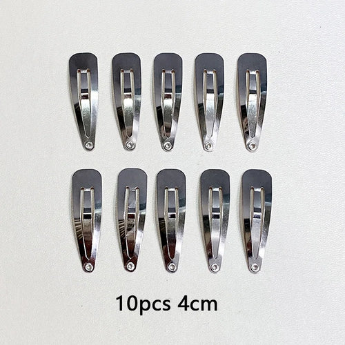10/20/30pcs/set Women Silver Gold Black Waterdrop Shape Basic Alloy