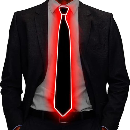 light up Men's hat and tie Led luminous Funny hat glowing Top Hat for Fluorescent club dance show props performances costumes
