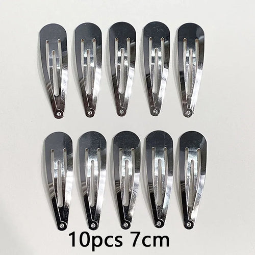 10/20/30pcs/set Women Silver Gold Black Waterdrop Shape Basic Alloy