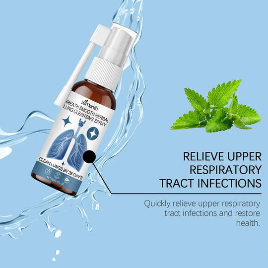 New 30ml Herbal Lung Cleanse Mist Powerful Lung Support Spray Herbal & Breathe Health Care Mist Herbal Cleanse Cleanse Lung B1J9