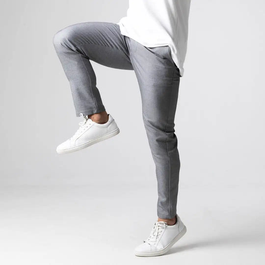 Men's Pants Active Chinos Comfortable Men Long Stylish Slim Fit Ankle