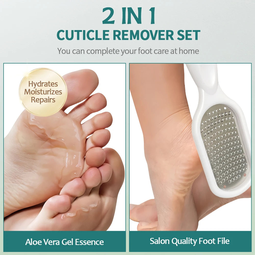 NAILPRO Extra Strength Callus Remover for Feet and Foot File Kit