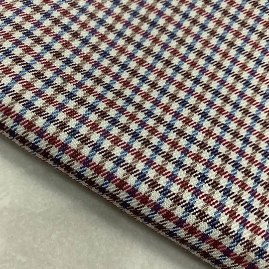 Burgundy Black Green 3 Color Small Square Thousand Bird Man‘s Suit Set Outfit Notch Lapel Blazer Trousers 3pcs Jacket Pants Vest