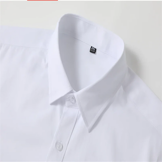 Men's Shirts Formal Shirts Light Blue Black White Long Sleeves F