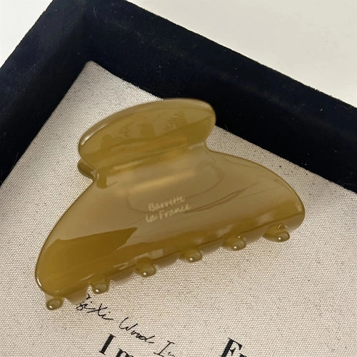 Elegant Acetate Hair Claw Medium Size Sweet Hair Clip Shark Clip Women