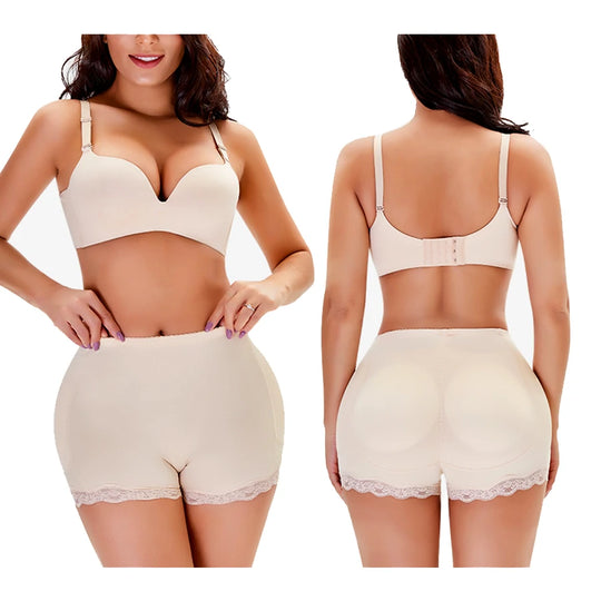 Women Padded Push Up Panties Butt Lifter Shaper Fake Ass Buttocks Hip