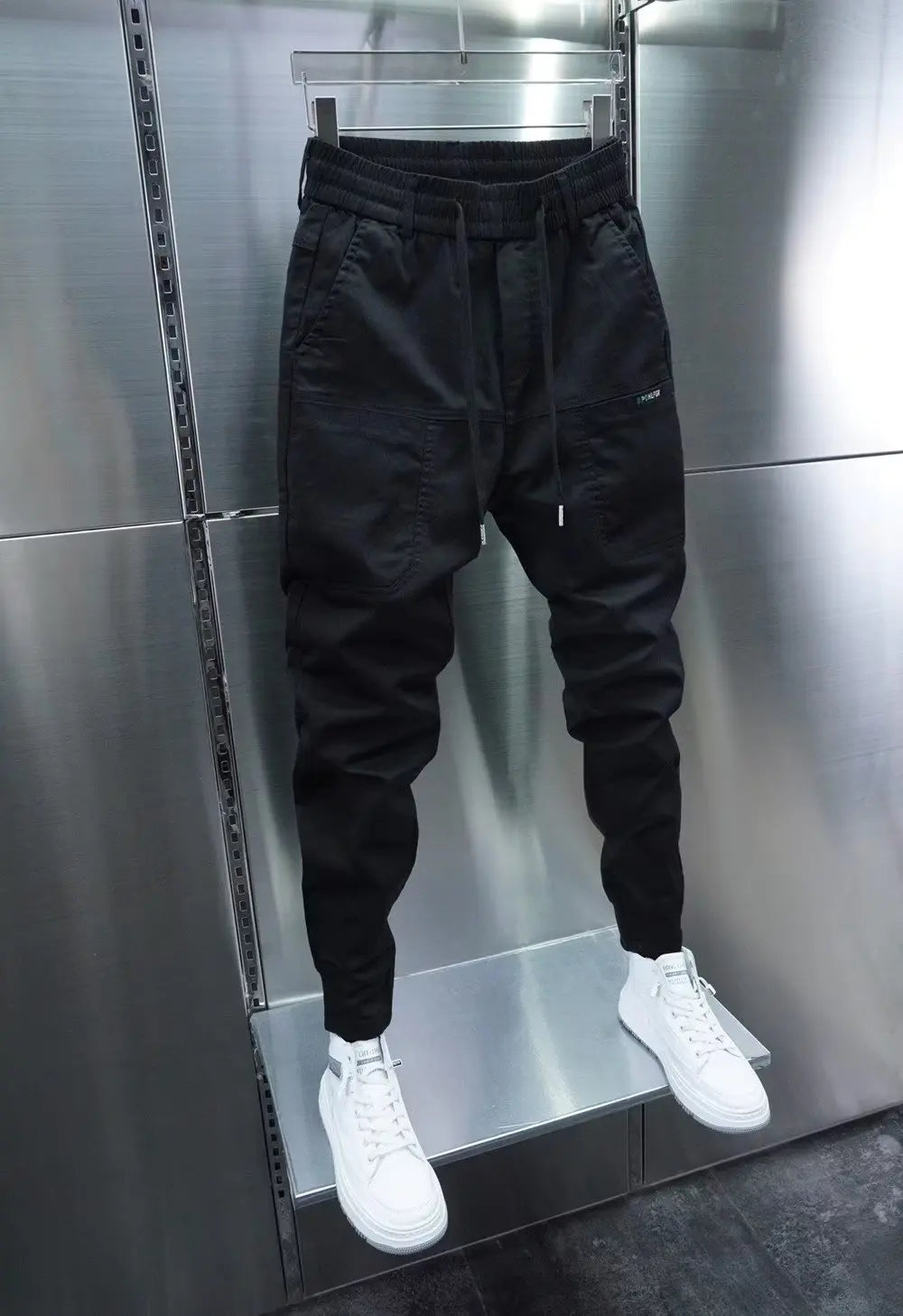 Cargo Pants Men Streetwear Cotton Joggers Hip Hop Fashion Sweatpants