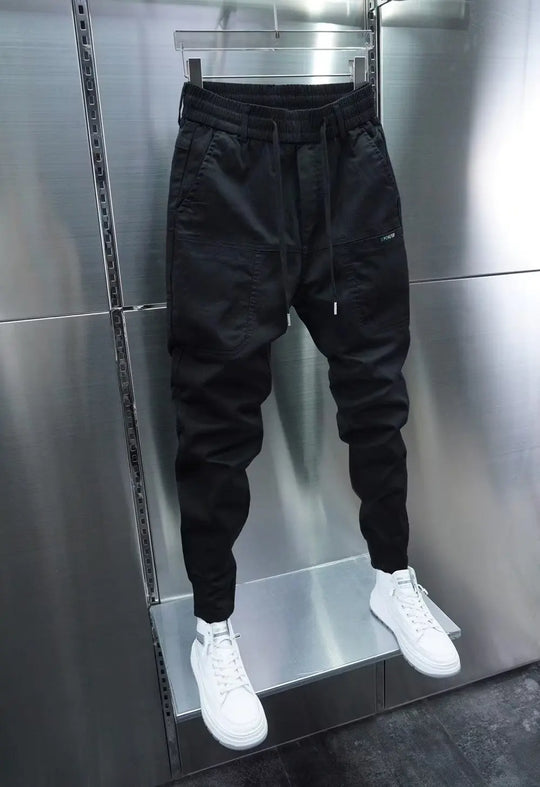 Cargo Pants Men Streetwear Cotton Joggers Hip Hop Fashion Sweatpants
