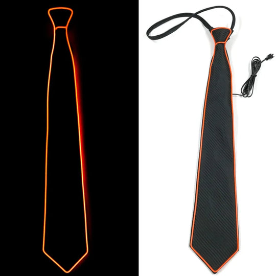light up Men's hat and tie Led luminous Funny hat glowing Top Hat for Fluorescent club dance show props performances costumes