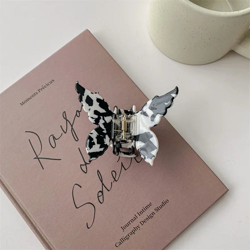 1PC French Butterfly Clip  Mermaid Hair Clip Acetic Acid Hair Clip