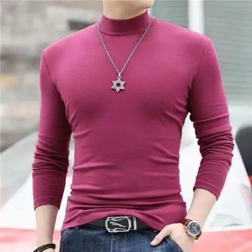 Korean Clothing Blouse Oversize Golf Wear Casual Full Cotton Men's