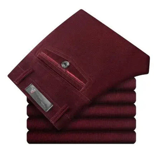 Corduroy pants loose joggers middle-aged men dad installed in autumn