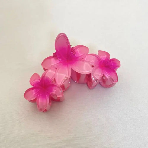 1pc Conjoined egg flower claw clip beach vacation flower hair clip,