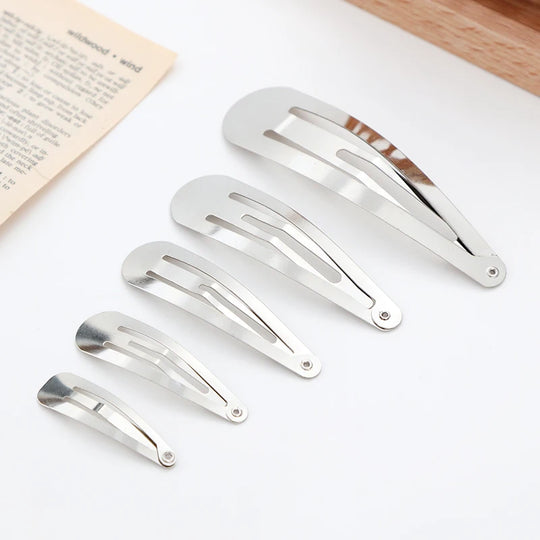 10/20/30pcs/set Women Silver Gold Black Waterdrop Shape Basic Alloy