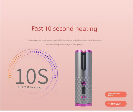 Wireless Hair Curler Cross-Border Fully Automatic Hair Curler USB Charging Bean Bag Portable For Home Hair Curler