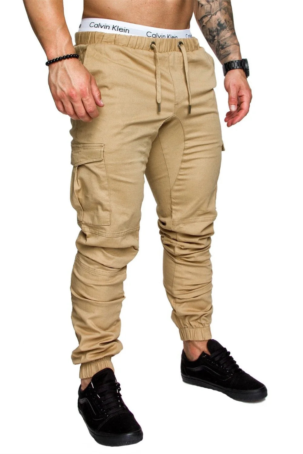 New Tooling Multi Pocket Trousers Men's Cargo Pants Woven Fabric