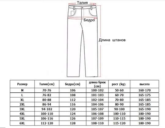 Winter Double Layer Men's Cargo Pants Warm Thick Baggy Pants Cotton