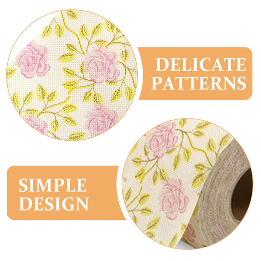 Toilet Paper Printed Roll Paper Decorative Flower Printing Napkin