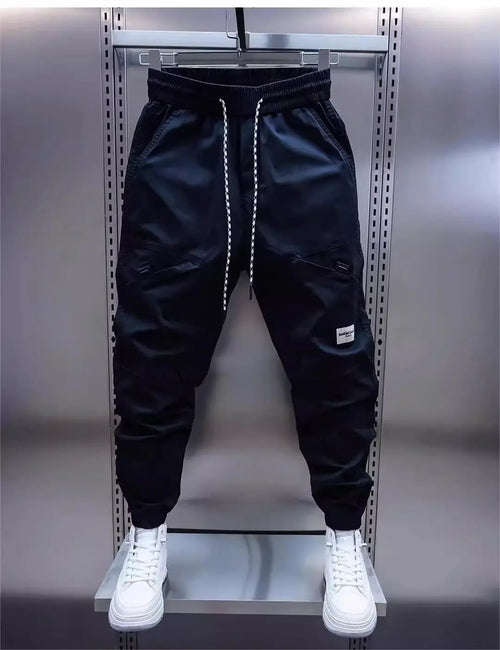 Men's long pants with fleece sweatpants and ankle binding sports