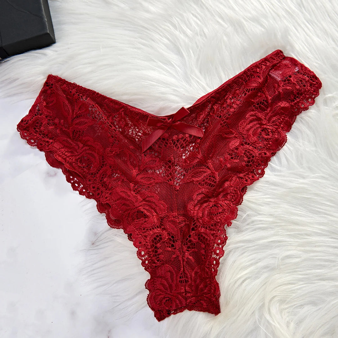 Transparent Red Sexy Lingerie Women's Underwear See Through Sleepwear