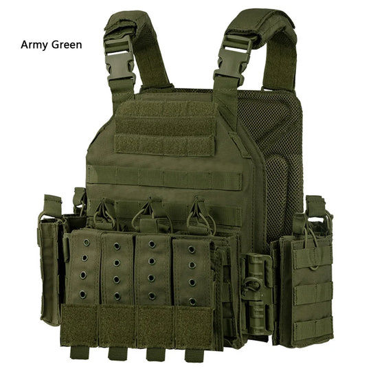Quick dismantling tactical training vest outdoor CS protective equipment combat vest camouflage suit