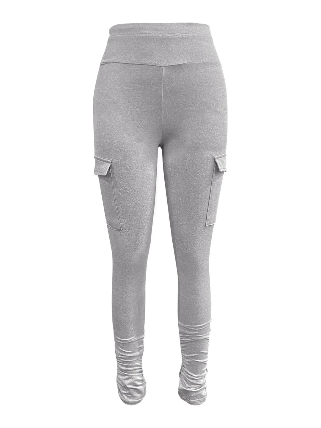LW Side Pocket Stacked Pants Womens Cargo Pants casual Stacked Joggers Sweatpants Female Casual Sporty Y2K 90S Trousers pants