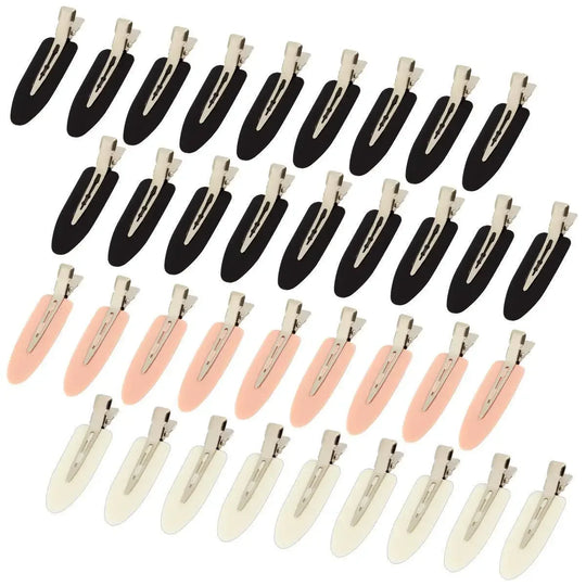 4pcs/set No Bend Seamless Hair Clips Side Bangs Barrette Makeup