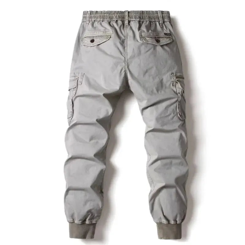 Cargo Pants Men Jogging Casual Pants Cotton Full Length Tactical