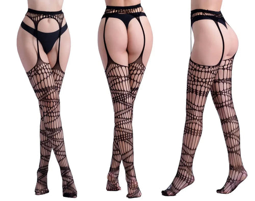 Hot Sexy Erotic Lingerie See Through Open Crotch Pantyhose Tights