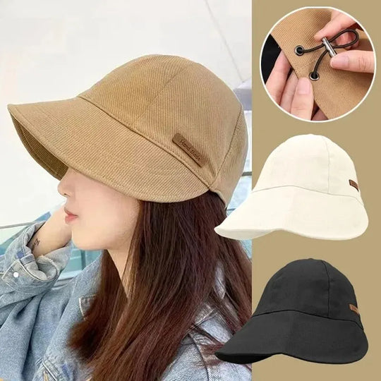 Women's Foldable Sunhat Summer Outdoor Beach Fisherman Hat Sunscreen