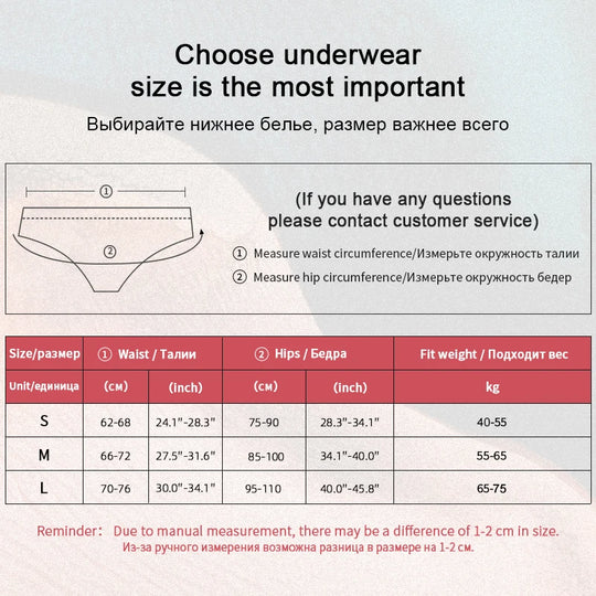 3Pcs Women's Thong Low-rise Panties Solid Color Cotton Lingerie Sexy