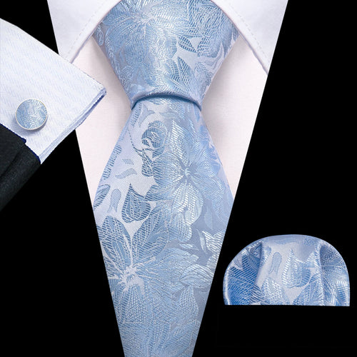 Men Tie Gold Navy Blue Striped Silk Tie 3.4" Jacquard Party