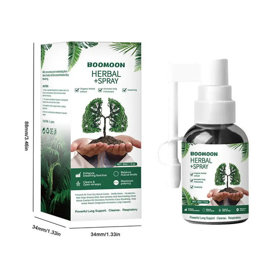 30ml Herbal Lung Cleanse Mist – Powerful Lung Support, & Lung – Cleanse Mist Care Herbal Health Spray Breathe Herbal Cleans T6G5