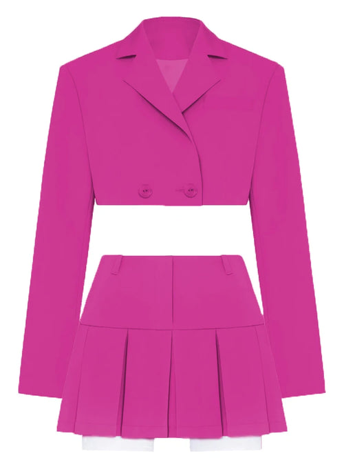 Taruxy Green New Blazers For Women Cropped Coats Jacket Summer Casual