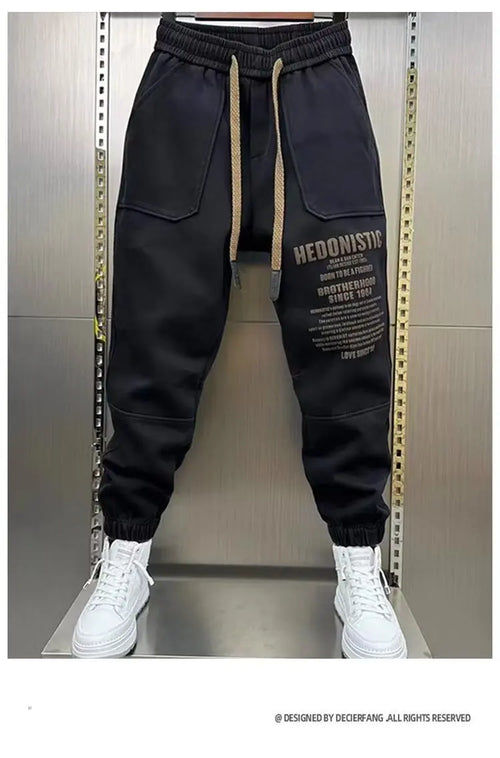 Casual Cargo Pants For Men Korean Fashion Trousers Baggy Sweatpants