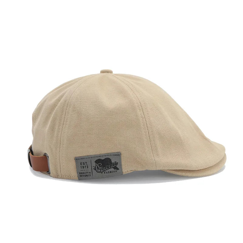 Retro classic beret for men and women Japanese street trend back